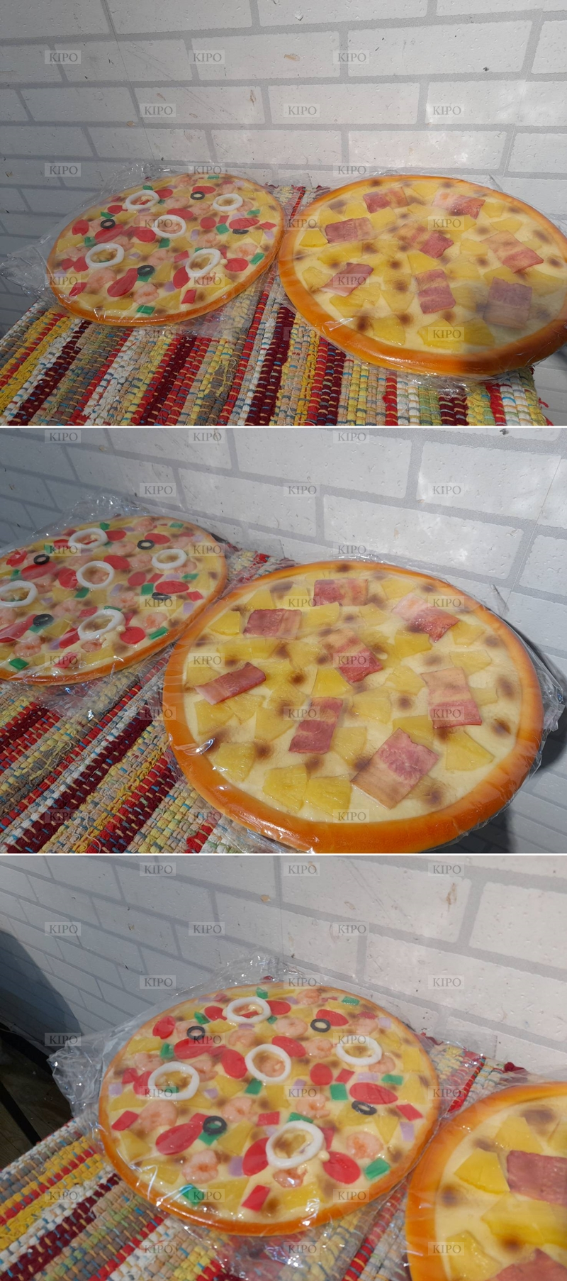 KIPO-海鮮披薩模型 海鮮披薩 海鮮 鬆厚餅皮披薩 義式披薩-MFF007104B