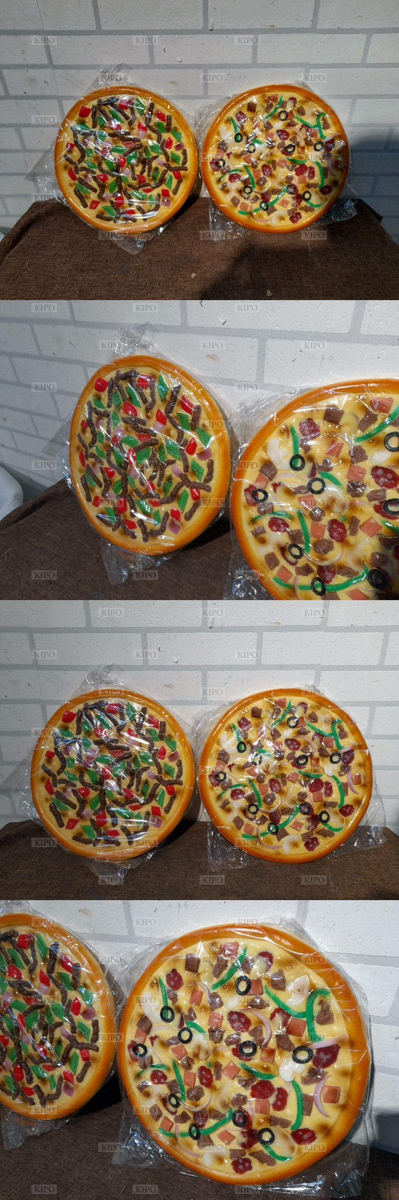 KIPO-披薩模型牛柳披薩 鐵板牛柳披薩 鬆厚披薩-MFF008104B