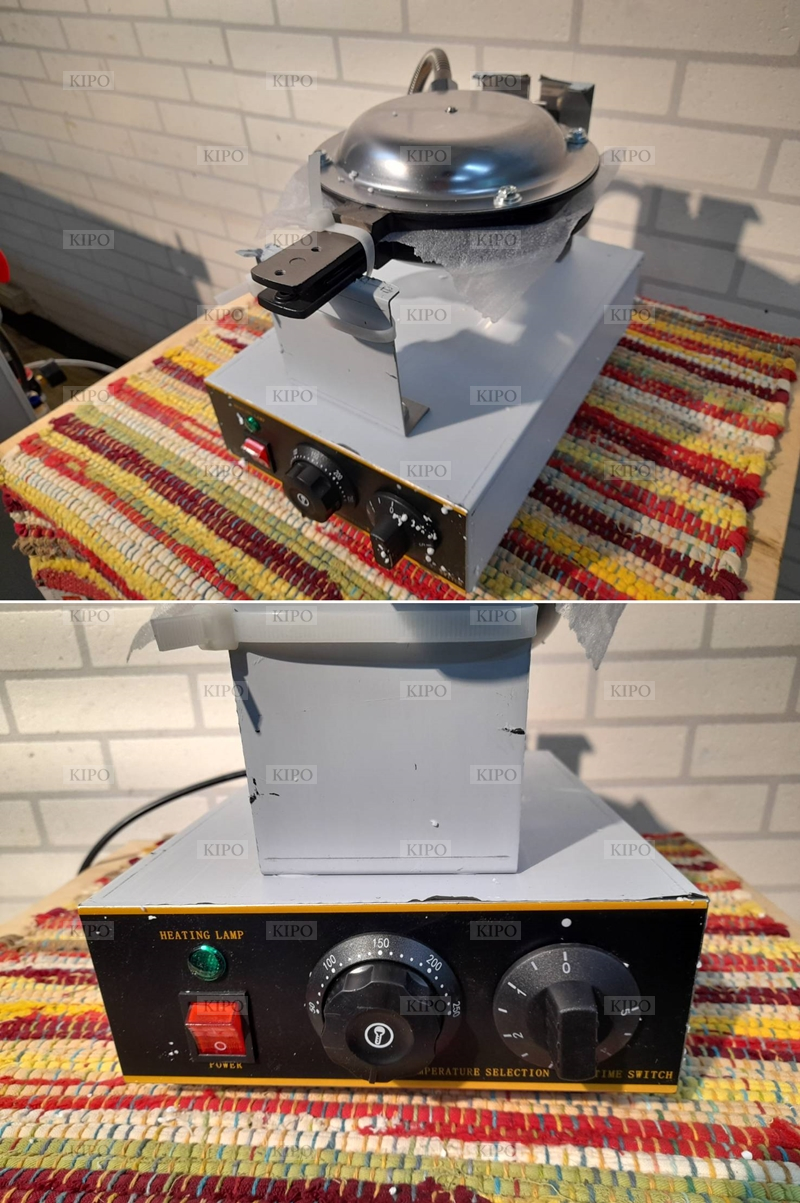 KIPO-商用香港蛋仔機數顯華夫爐電腦版雞蛋仔機進口塗層不銹鋼np124-MRE004204A